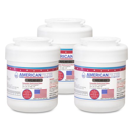 AFC Brand AFC-RF-G1, Compatible to GE MWF Refrigerator Water Filters (3PK) Made by AFC -  AMERICAN FILTER CO, MWF-AFC-RF-G1-3-67753